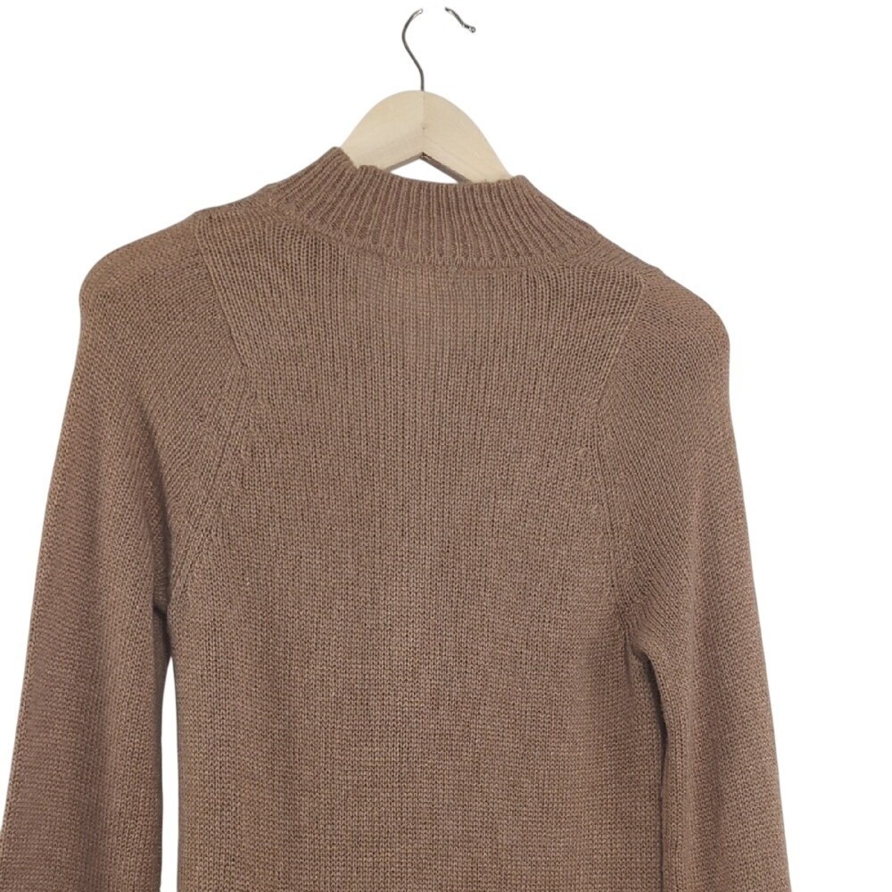 Lovers and Friends Anthea Sweater Dress Camel Medium‎ Cozy Warm Fall Cabincore - Picture 14 of 16